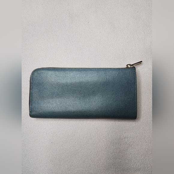 Furla Blue Zip Wallet - Picture 13 of 13